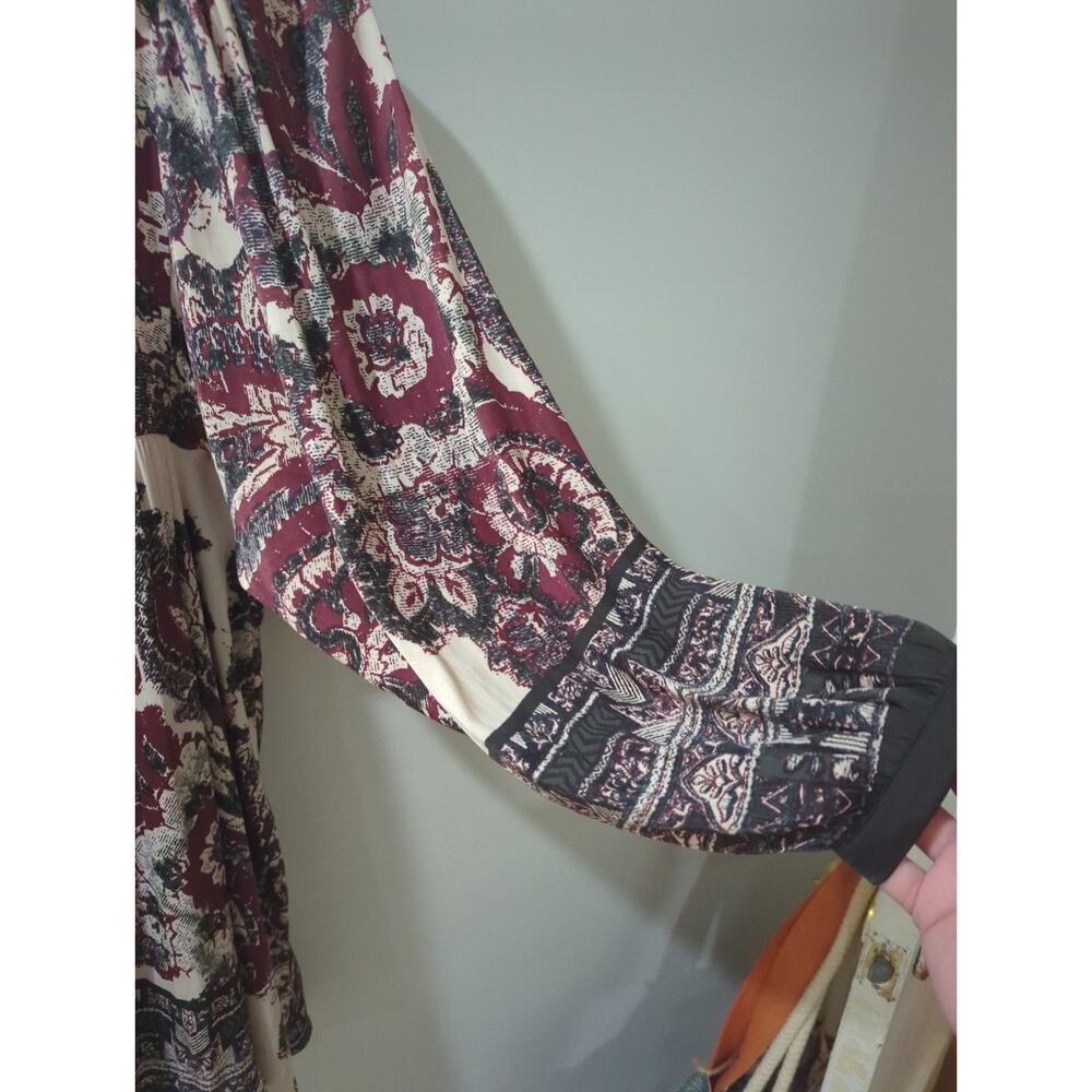 Free People Say You Love Me Boho Long Sleeve Dress - Picture 4 of 5